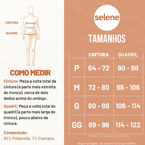 Short Feminino Poliamida Selene Zero Transparência