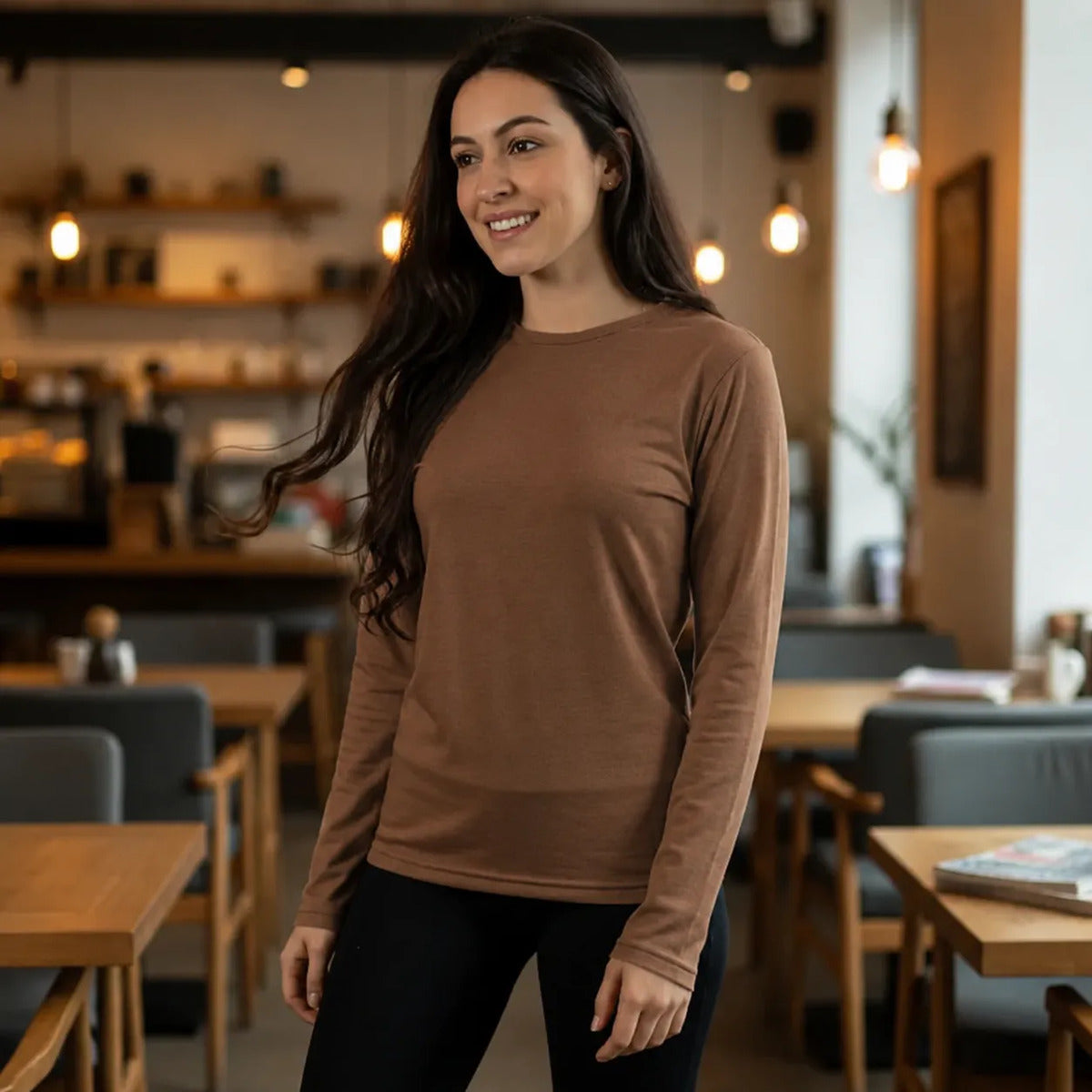 Blusa Térmica Feminina Flanelada Peluciada Frio Inverno