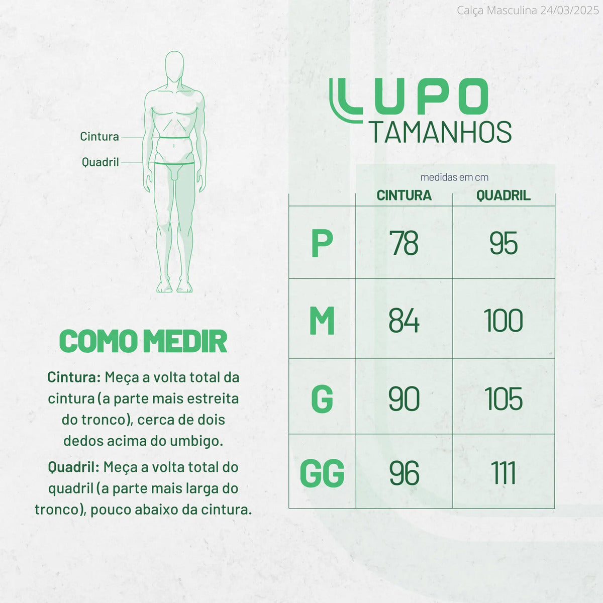 Calça Legging Térmica Masculina Lupo Segunda Pele S/ Costura