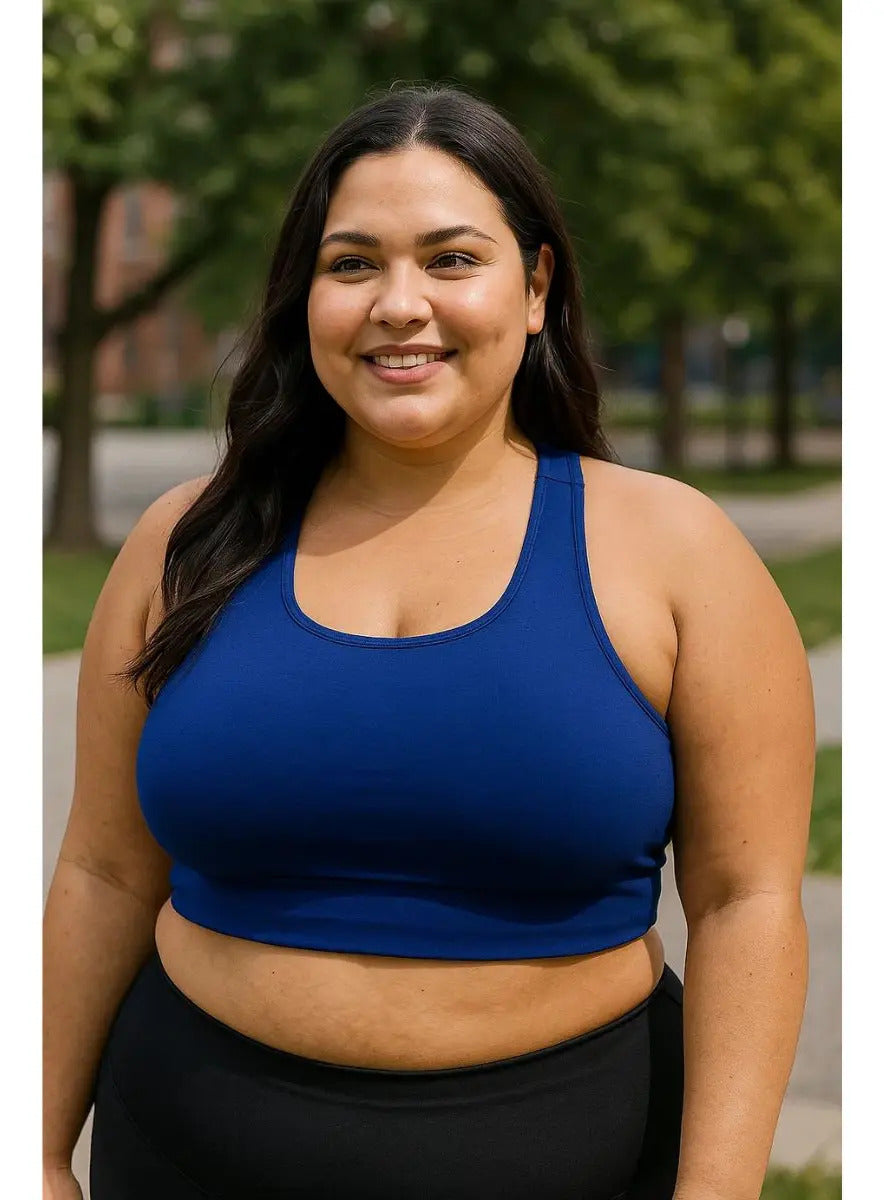 Kit 5 Top Feminino Plus Size Academia Fitness Treino Suplex