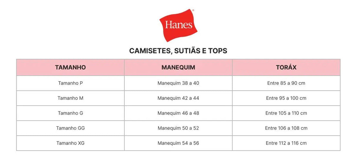 Top Hanes Alças Largas Sem Costura 5762