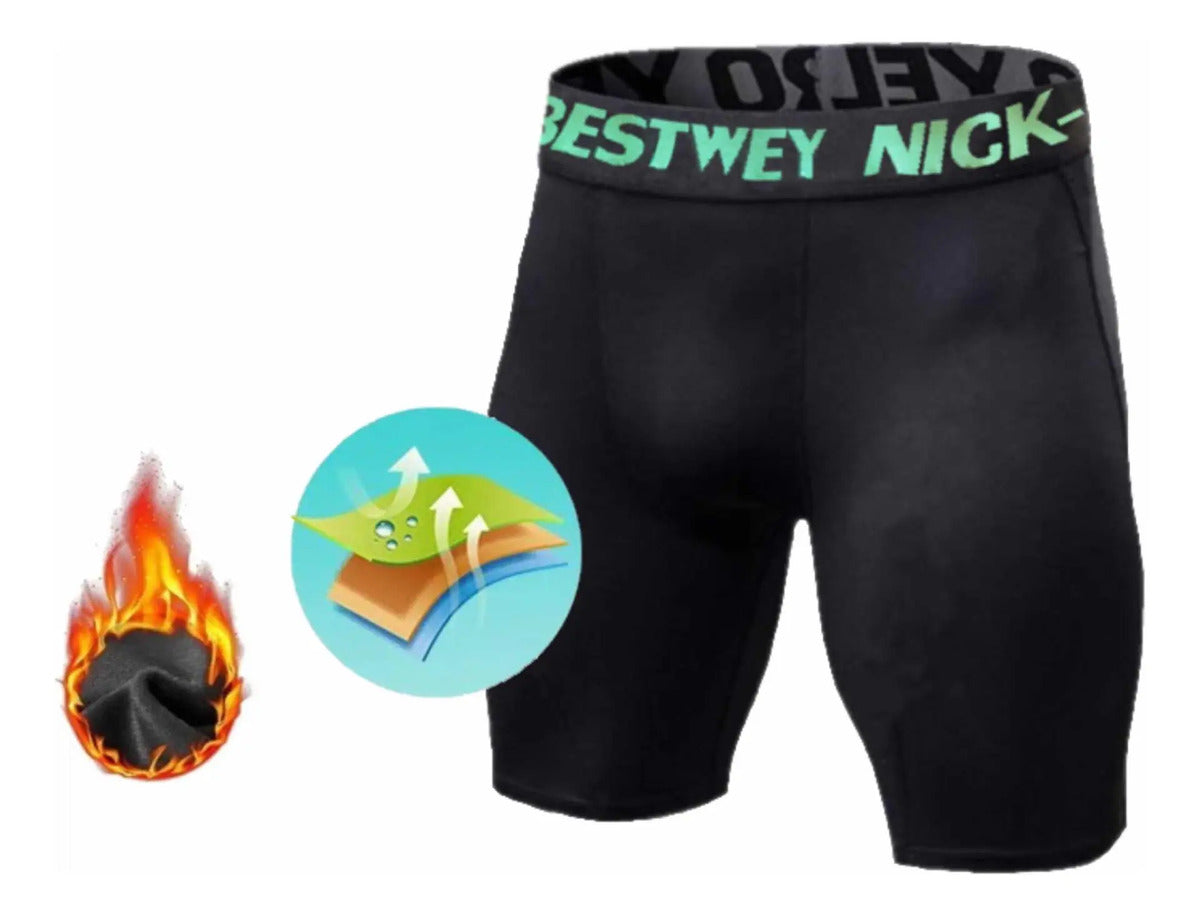 Kit Calça E Short Térmico Academia Musculação Treino Fitness