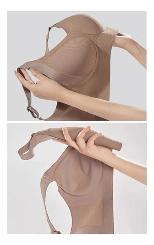 Sutiã Top Feminino Sem Costura Com Alças Reguláveis Kit 3