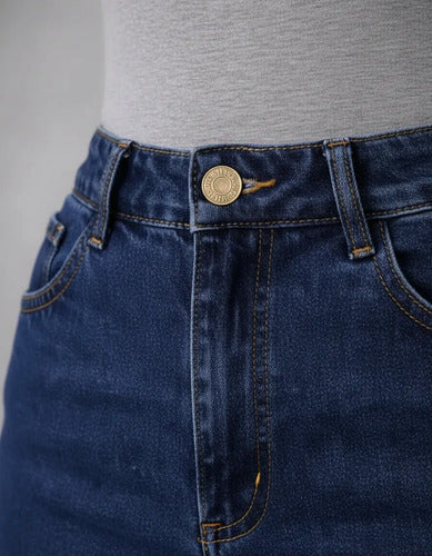 Calça Jeans Mom Feminina Cintura Alta Conforto E Estilo