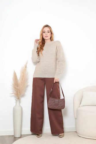 Blusa De Frio Tricot Feminina Suéter Lã Casaco Inverno Tricô