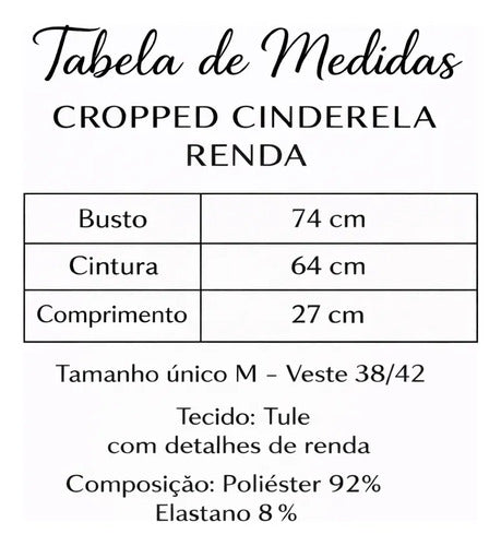 Corset Renda Feminino Alça Cropped Sexy Corpete Blusa Top