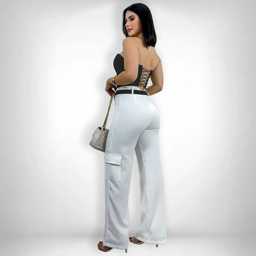 Cropped Corset Feminino Bico Acetinado Luxo Amarração Top