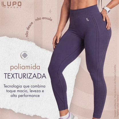 Legging Lupo Original Poliamida Texturizada Ar Sem Costura