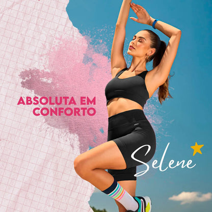 Short Feminino Poliamida Selene Zero Transparência