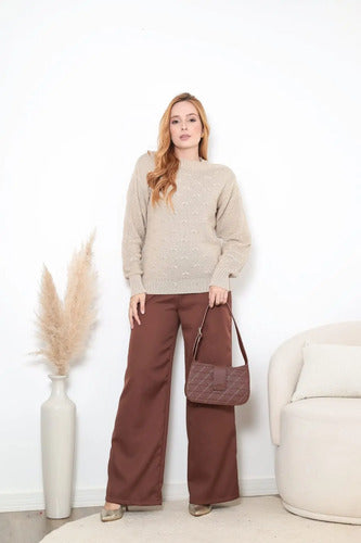 Blusa De Frio Tricot Feminina Suéter Lã Casaco Inverno Tricô