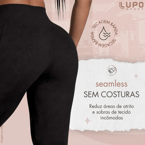 Legging Lupo Original Poliamida Texturizada Ar Sem Costura