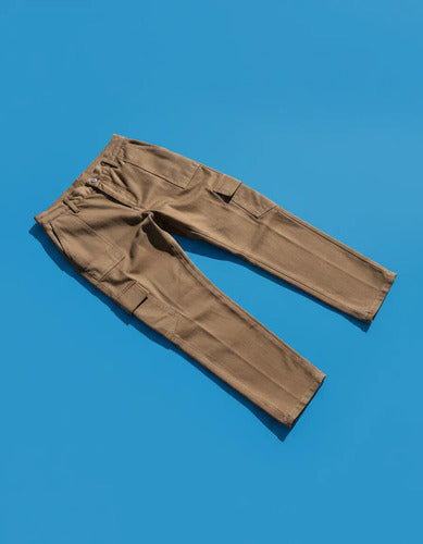Calça Cargo Masculina Feminina Skate Larga Cordão Elástico