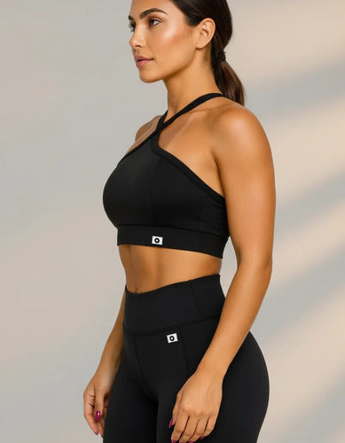Kit 02 Top Cropped Feminino Alça Cruzada Zero Transparência
