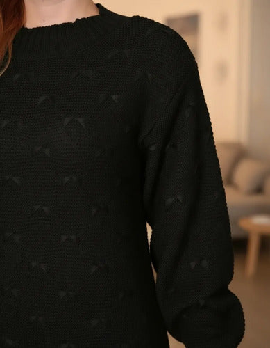 Blusa De Frio Tricot Feminina Suéter Lã Casaco Inverno Tricô