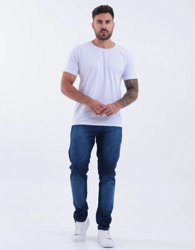 Camiseta Básica Masculina Algodão Slim Blusa Premium Lisa