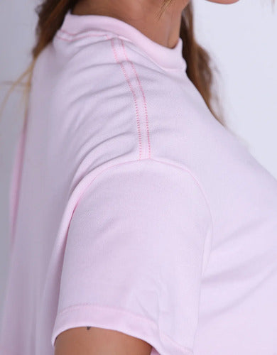 Cropped Feminino Oversized T-shirt Feita Com Malha Suedine