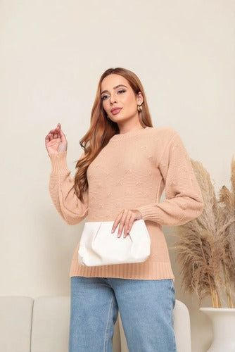 Blusa De Frio Tricot Feminina Suéter Lã Casaco Inverno Tricô