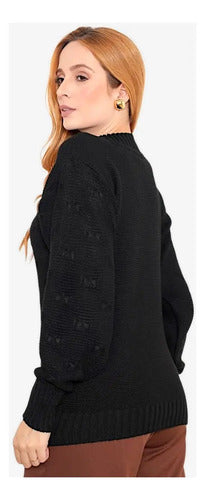 Blusa De Frio Tricot Feminina Suéter Lã Casaco Inverno Tricô