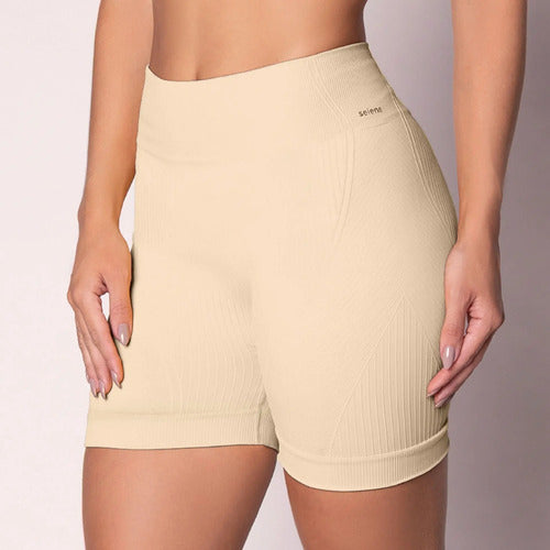 Short Fitness Feminino Poliamida Selene Zero Transparência