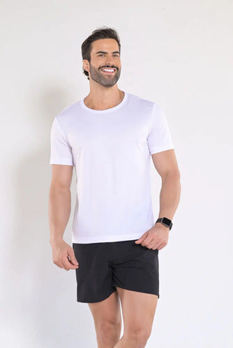 Kit 5 Camisetas Básicas Masculina Dry Fit Lisa Tradicional