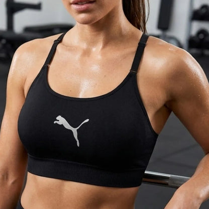 Top Puma Com Bojo E Regulador Sem Costura Poliamida