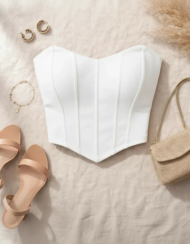 Cropped Top Corset Corselet Morcego Suplex Bojo Tomara Caia