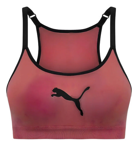 Top Puma Com Bojo E Regulador Sem Costura Poliamida