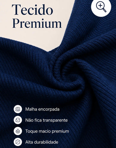 Blusa Feminina Segunda Pele Cacharrel  Gola Alta Inverno Zar