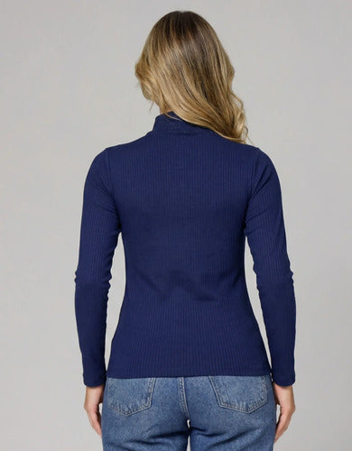 Blusa Cacharrel Segunda Pele Gola Alta Confortável Casual