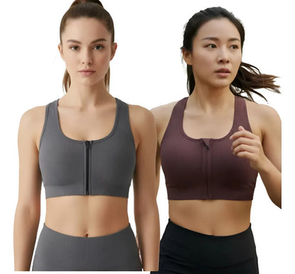Kit 2 Top Nadador Canelado Poliamida Corrida Bojo Removível