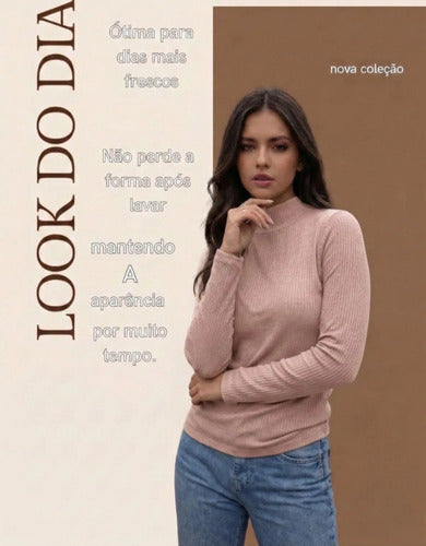 Blusa Feminina Segunda Pele Cacharrel  Gola Alta Inverno Zar