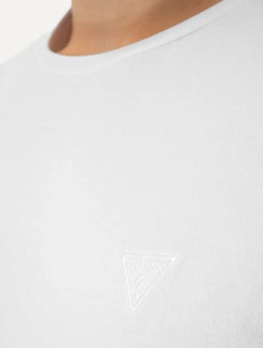 Kit Camisetas Guess Masculina Bordado Peito Preta/branca
