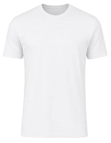 Camiseta Branca Unissex 100% Algodão Premium Camisa Básica