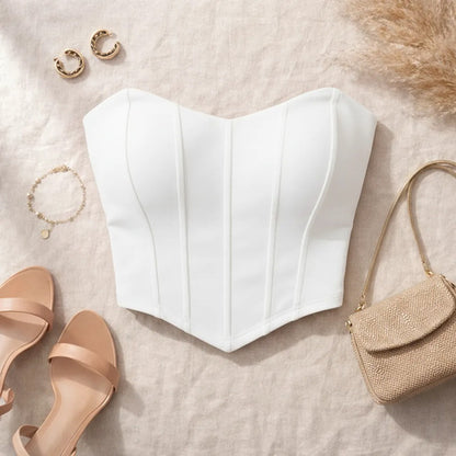 Cropped Top Corset Corselet Morcego Suplex Bojo Tomara Caia