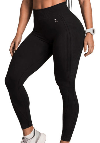 Legging Lupo Original Poliamida Texturizada Ar Sem Costura