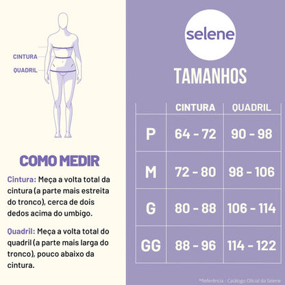 Short Academia Feminino Poliamida Selene Zero Transparência