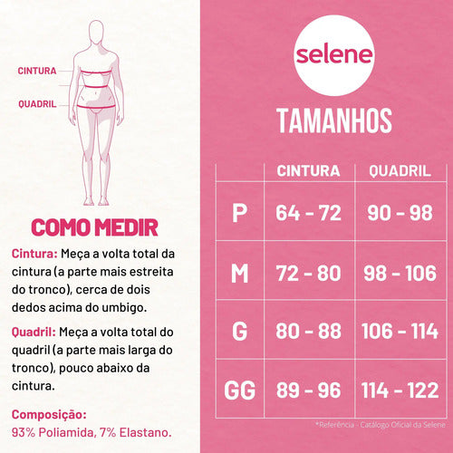 Short Feminino de Poliamida Selene Zero Transparência