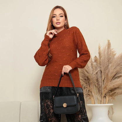 Blusa De Frio Tricot Feminina Suéter Lã Casaco Inverno Tricô