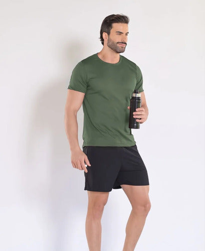 Kit 5 Camisetas Básicas Masculina Dry Fit Lisa Tradicional