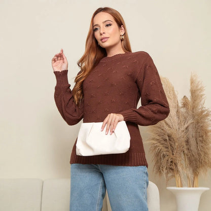 Blusa De Frio Tricot Feminina Suéter Lã Casaco Inverno Tricô