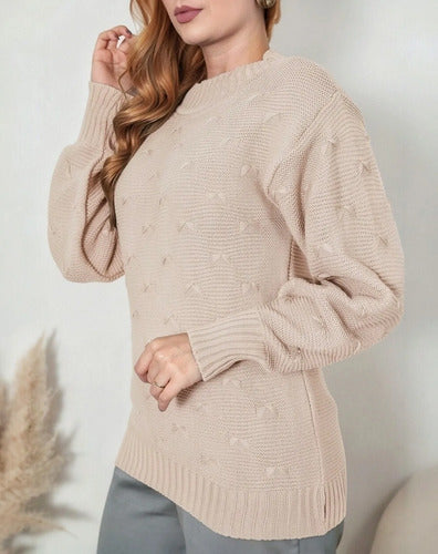 Blusa De Frio Tricot Feminina Suéter Lã Casaco Inverno Tricô