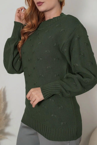 Blusa De Frio Tricot Feminina Suéter Lã Casaco Inverno Tricô