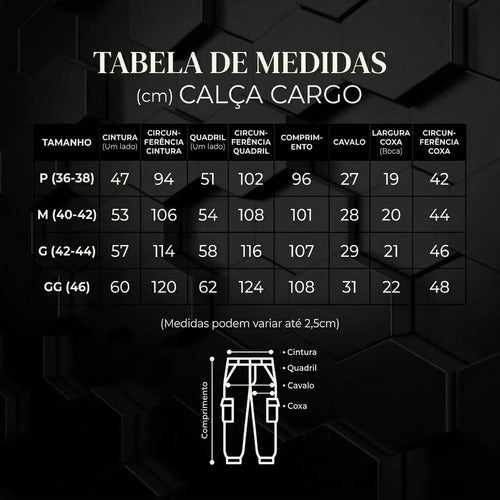 Calça Cargo Masculina Feminina Skate Larga Cordão Elástico