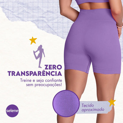 Short Feminino Poliamida Selene Zero Transparência