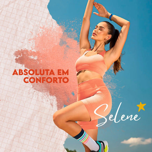 Short Feminino Poliamida Selene Zero Transparência