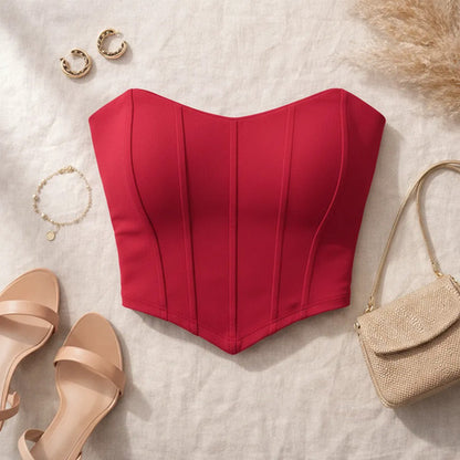 Cropped Top Corset Corselet Morcego Suplex Bojo Tomara Caia