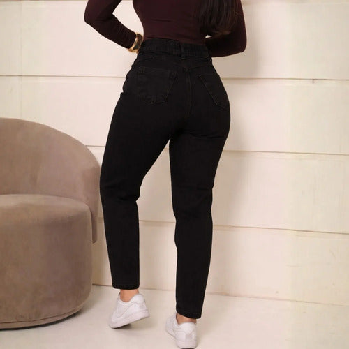 Calça Jeans Mom Feminina Cintura Alta Conforto E Estilo