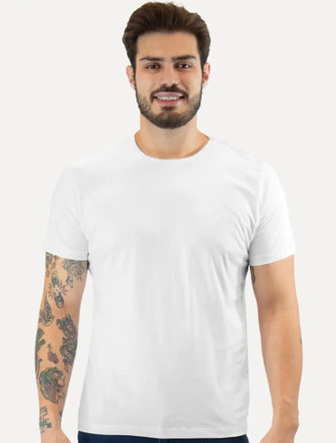 Kit Camisetas Guess Masculina Bordado Peito Preta/branca