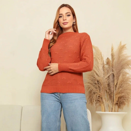 Blusa De Frio Tricot Feminina Suéter Lã Casaco Inverno Tricô