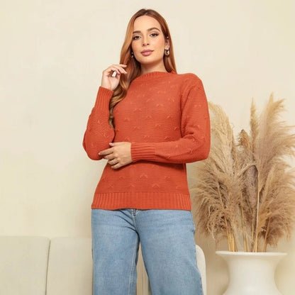 Blusa De Frio Tricot Feminina Suéter Lã Casaco Inverno Tricô